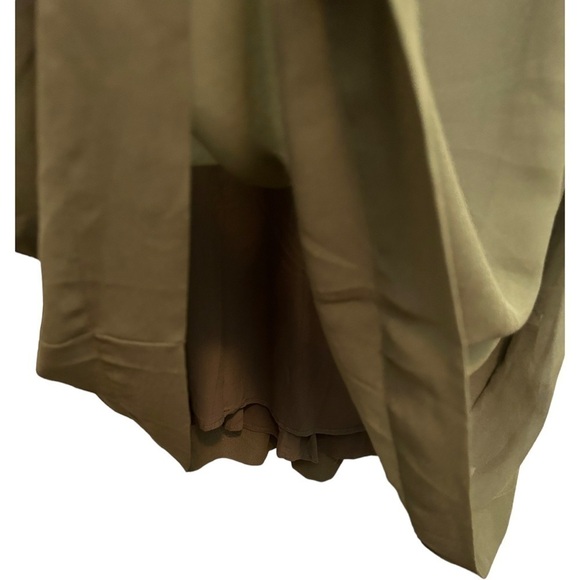 HUGO Boss DERINNE LONG SLEEVE SHIFT DRESS IN KHAKI - Picture 14 of 16